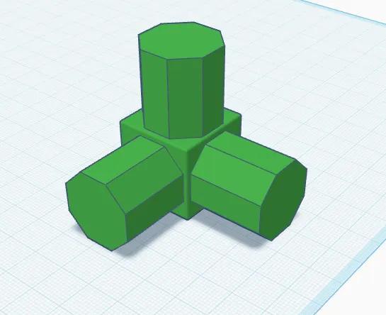3 Way Internal PVC Pipe Connector   