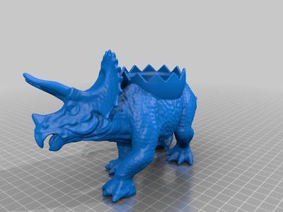 Triceratops Egg Holder