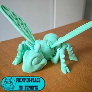 Artculated Flexi Wasp Print in Place