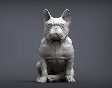 French Bulldog 3D print model