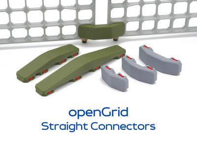 openGrid Straight Connectors - 9 Variants
