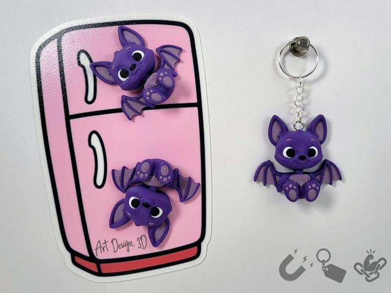 Flexi Bat – Magnet & Keychain