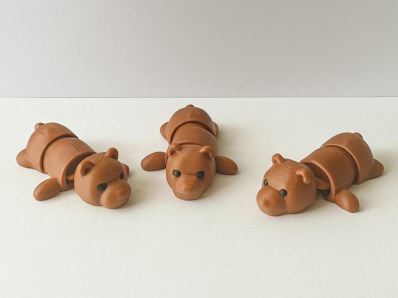 Cute Articulated Baby Bear Mini