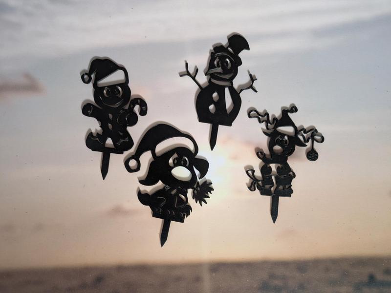 Christmas figures as decoration