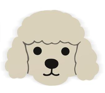 Dog Coasters B | Poodle | 1/3 | 3 colors
