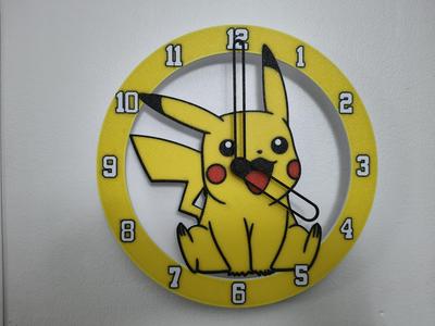 Pikachu Clock