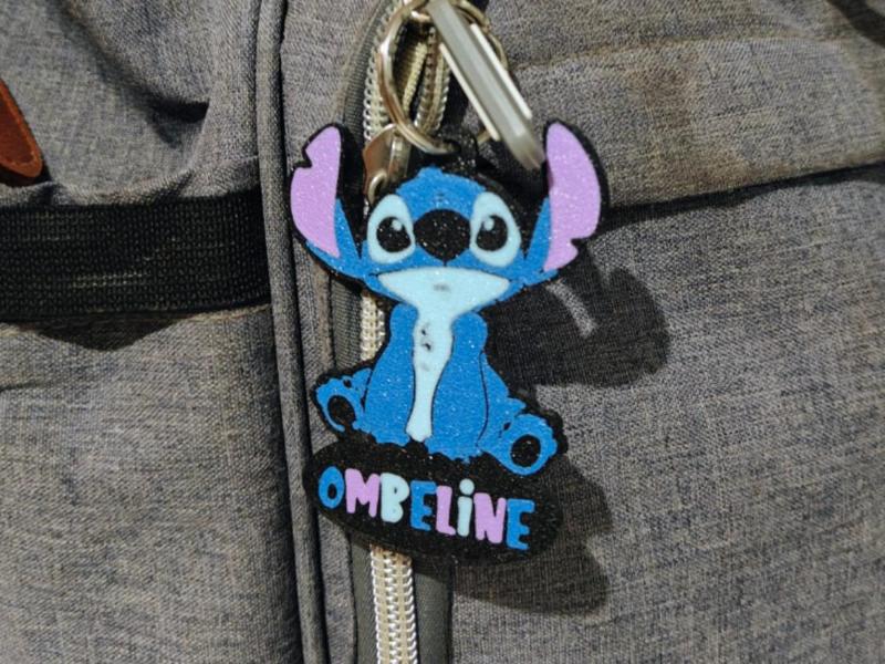 Customizable Stitch keychain