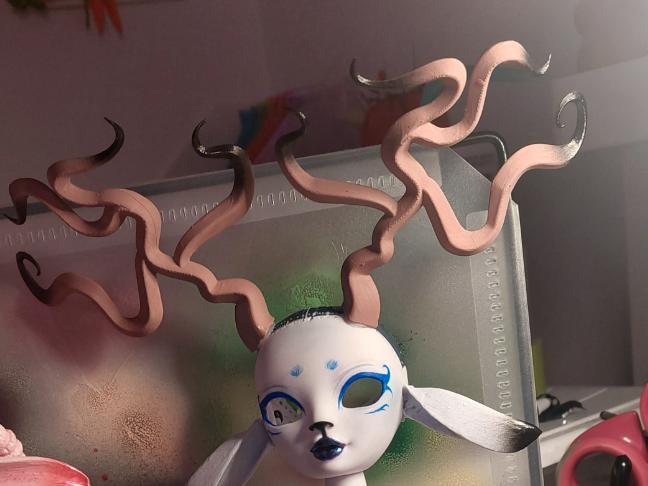 Winter Fauns Horns for Rainbow High Doll