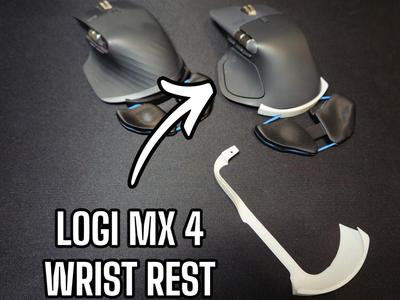 Wrist Rest CARPIO for MOUSE LOGI MX MASTER 4