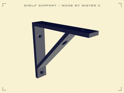 Petite (But Strong) Shelf Support