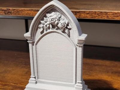 Gothic tombstone