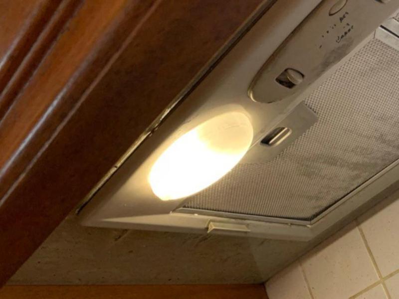 Stove lamp cover - eliptical