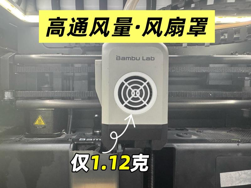 P1P/P1S Fan Cover Extruder Fan Protective Cover