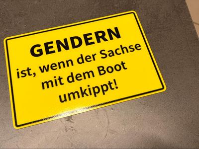 Funny Gendering Sign