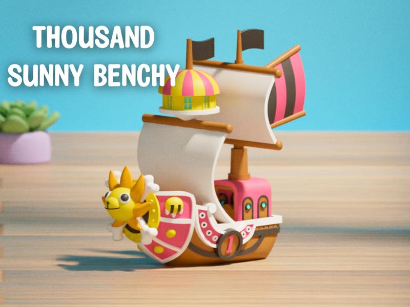 Thousand Sunny One Piece Benchy
