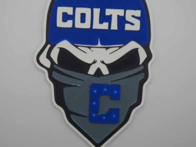 Indianapolis Colts SKull Chain ** 2 Versions **