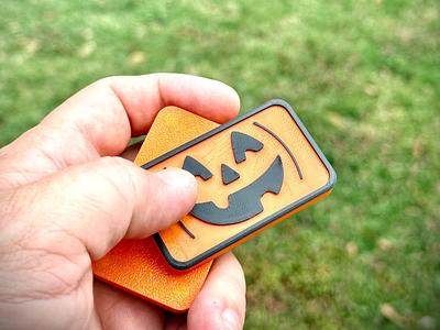 Halloween Jack-O'-Lantern Magnetic Fidget Slider!