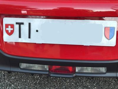 Minimal Swiss License Plate Holder