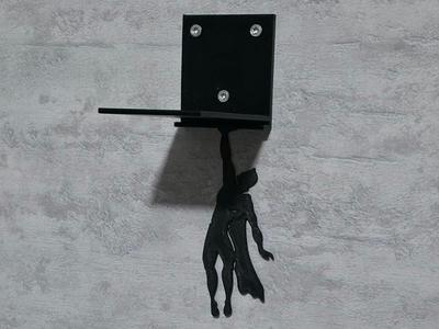 Superman for the Invisible Bookshelf Bracket