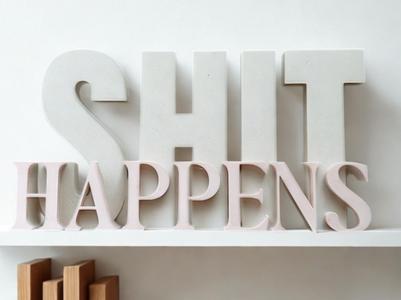 Shit Happens Lettering