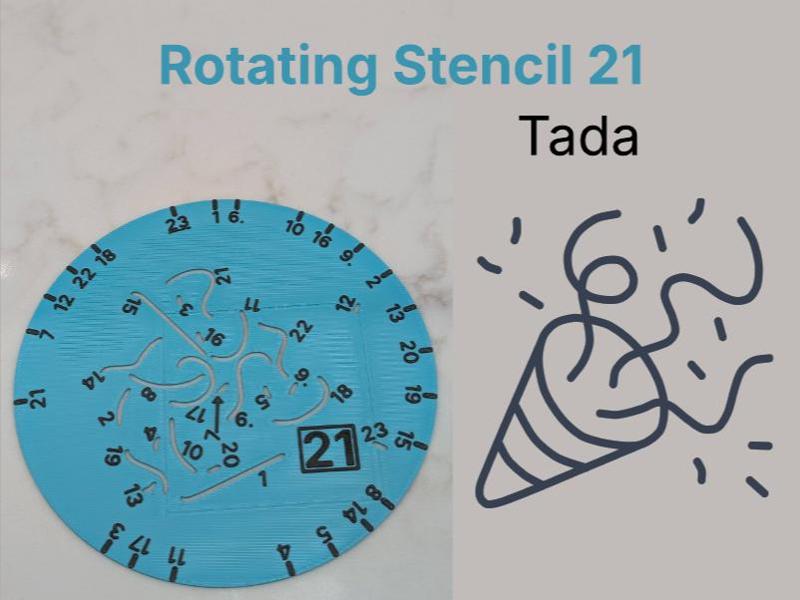 Stencil Spin 21 Tada