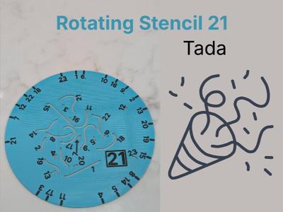 Stencil Spin 21 Tada