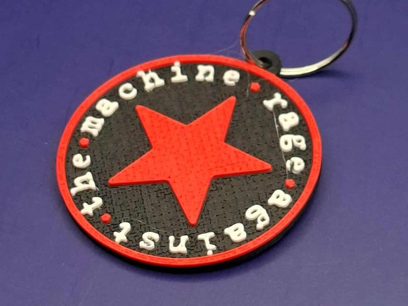Rage Against The Machine - keychain