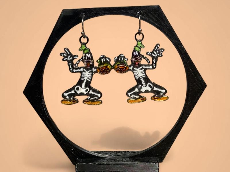 Goofy Skeleton earrings