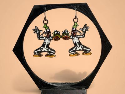 Goofy Skeleton earrings
