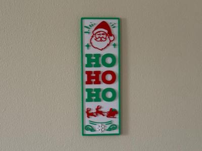 Ho Ho Ho Wall Art