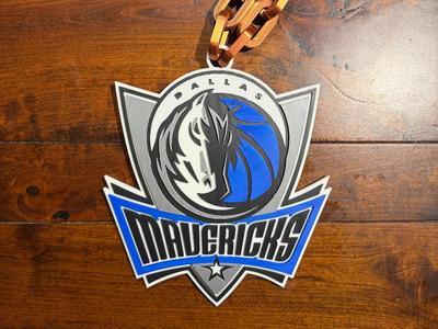 Dallas Mavericks Oversized Necklace Logo