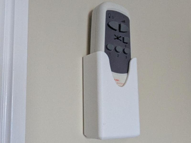 Parametric Wall-Mounted Remote Holder
