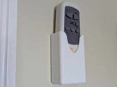 Parametric Wall-Mounted Remote Holder
