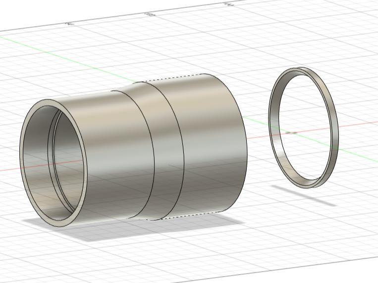 Pipe adapter 60 to 75