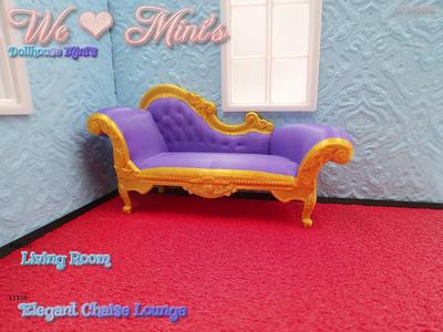 Dollhouse - Elegant Chaise Lounge 1:18 1:12 1:6