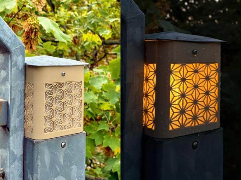 Lamp -KumikoAsanoha- Balkony Style
