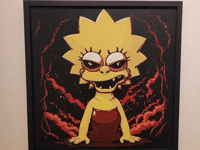Lisa Simpsons - Horror - Hueforge