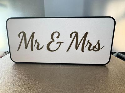 Mr. and Mrs. - Lightbox from MakerLab - HDR2