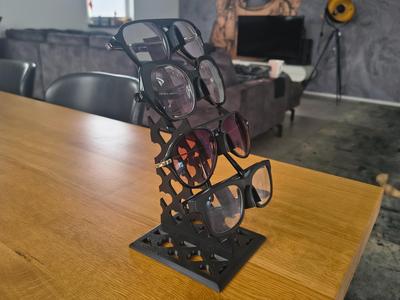 Glasses Display Stand – Heart Design (4 Glasses)