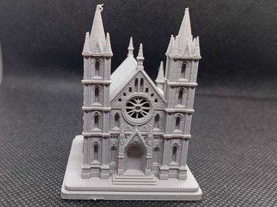 Gothic-style Cathedral Building Architecture 