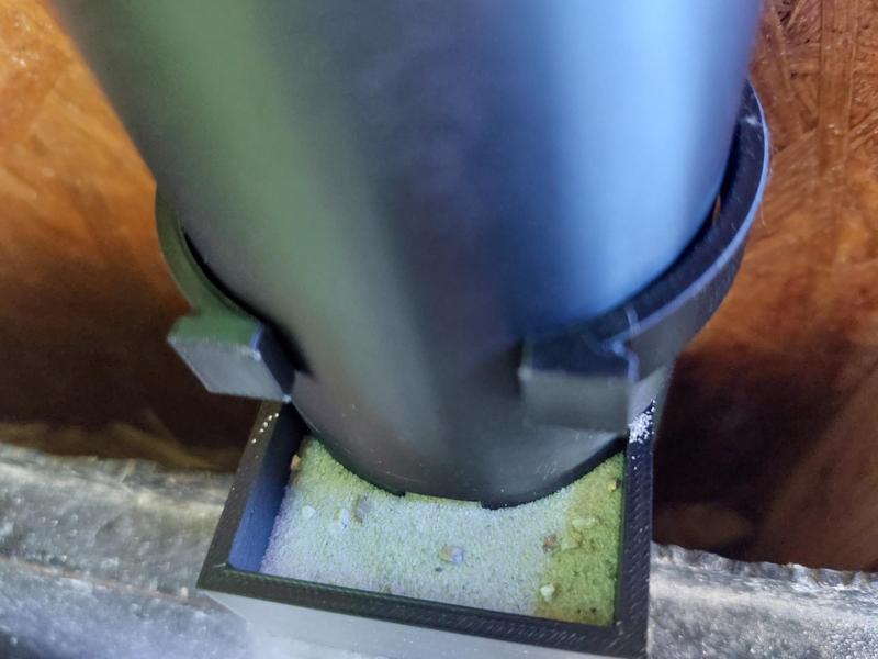 Feeder Grit Dispenser Quails Chickens