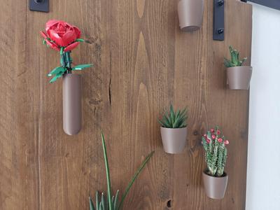 Flower and plant wall decoration