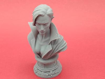 Vampire bust model