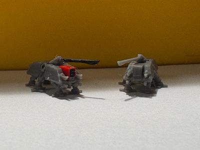 STAR WARS AT-TE Walker (Moving Cannon!)