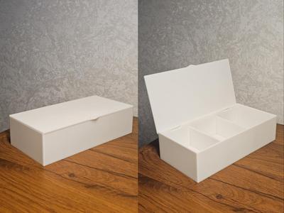 Box with lid (fully printable, easy to assemble)