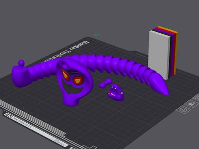 0024 Arbok - flexible - articulated Pokemon