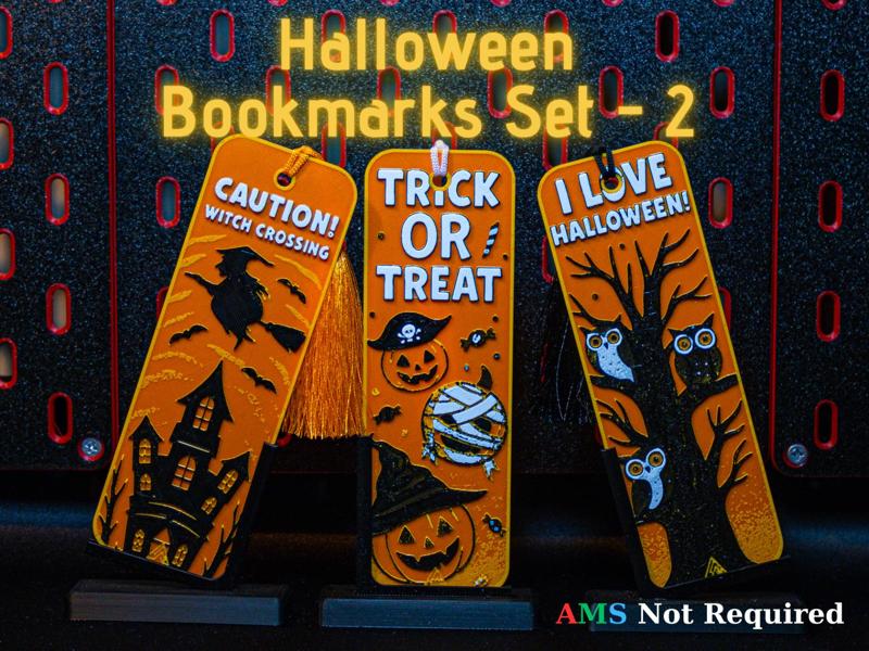 Halloween Bookmark Set - 2