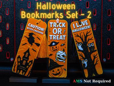 Halloween Bookmark Set - 2