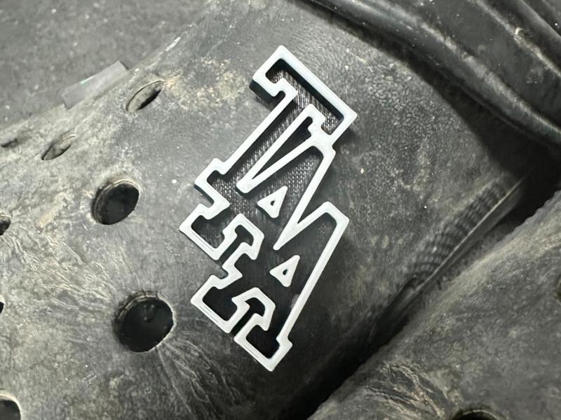 The Amity Affliction Logo Croc Charm