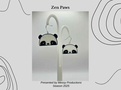 Panda Earrings 